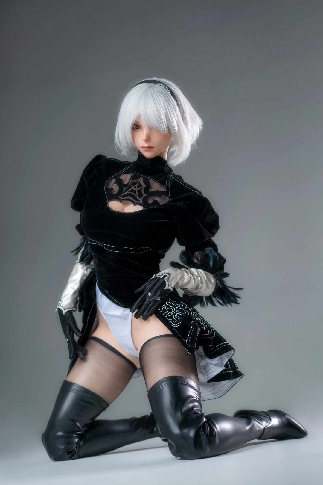 Seksa lelle Yorha 2B (Game Lady 171 cm E-Cup Nr. 18 silikona)