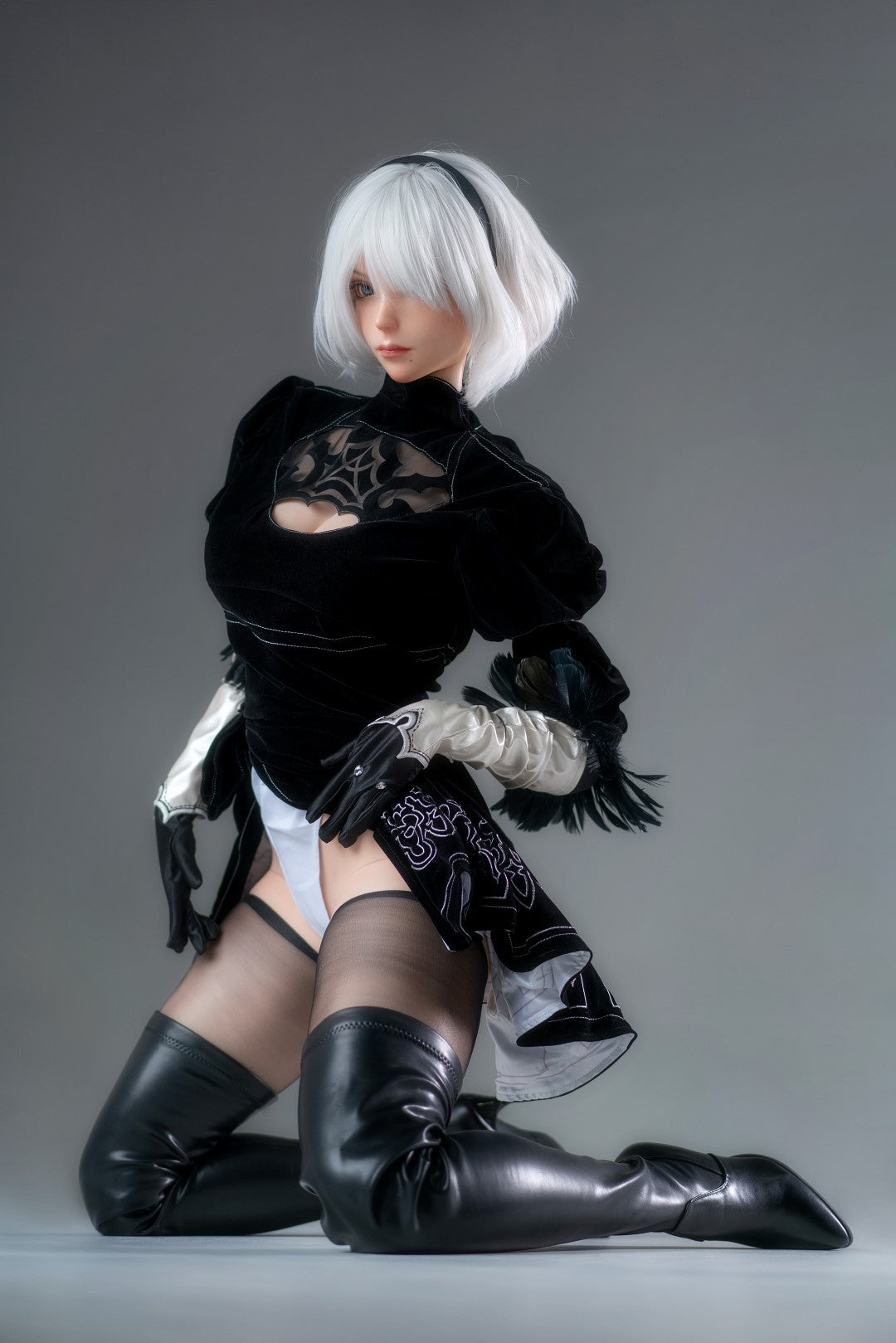 Seksa lelle Yorha 2B (Game Lady 171 cm E-Cup Nr. 18 silikona)