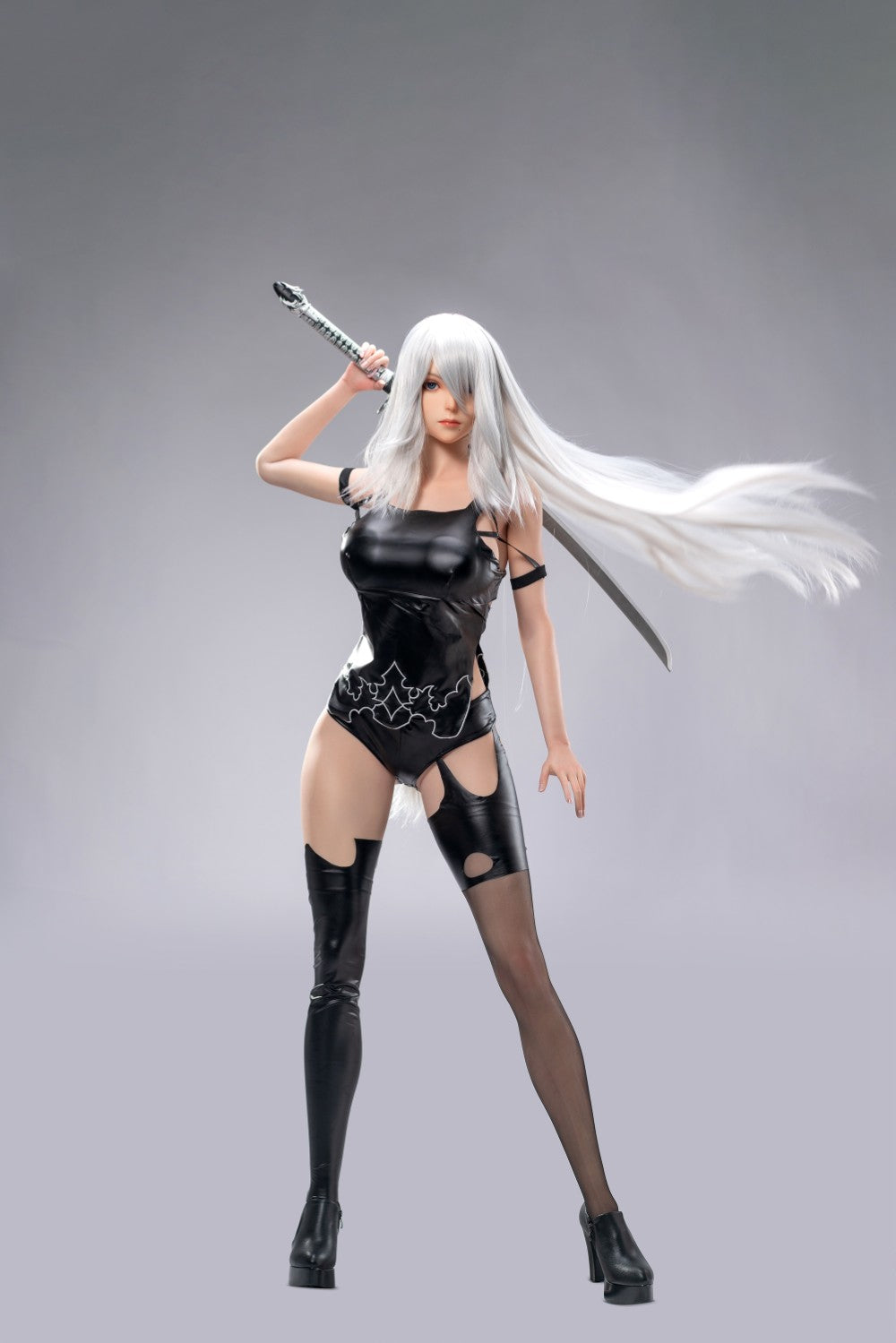 Seksa lelle Yorha A2 (Game Lady 171 cm E-Cup Nr.18-2 silikona)