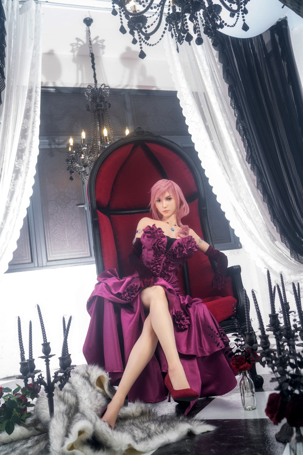 Lightning Seksa lelle (Game Lady 171cm G-Cup Nr.19 silikons)