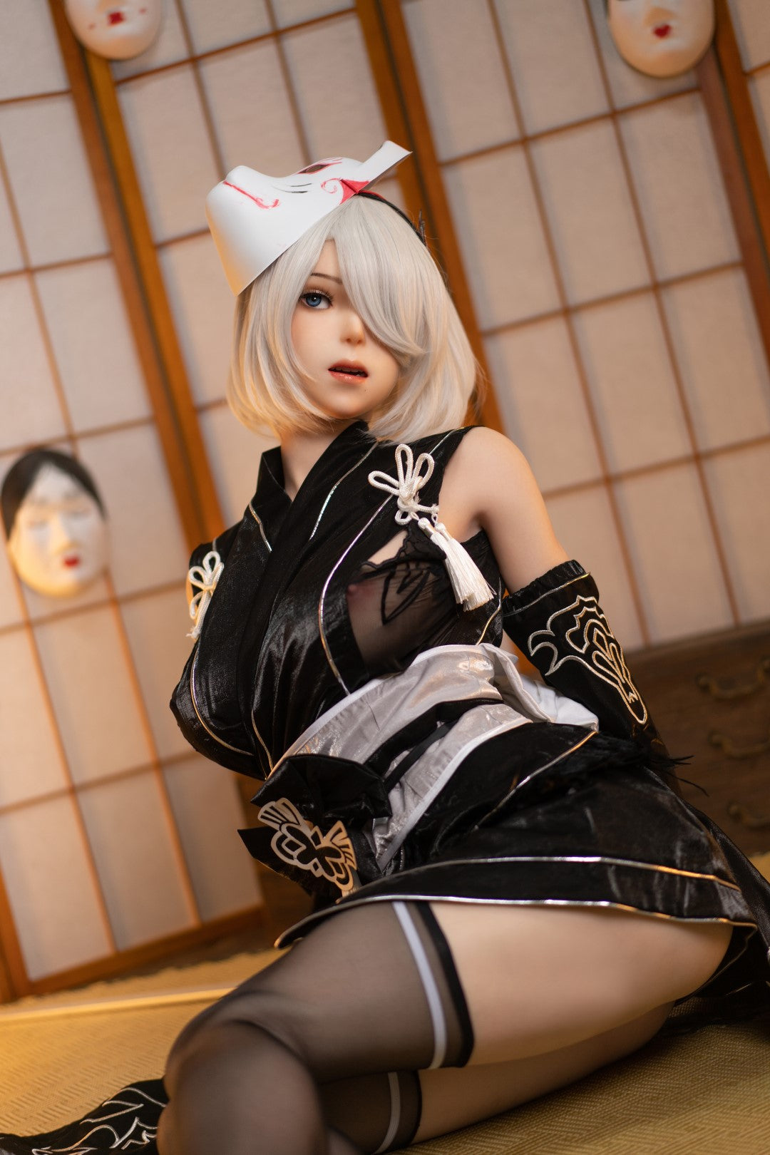 Seksa lelle Yorha 2B (Game Lady 171 cm E-Cup Nr. 24 silikona)