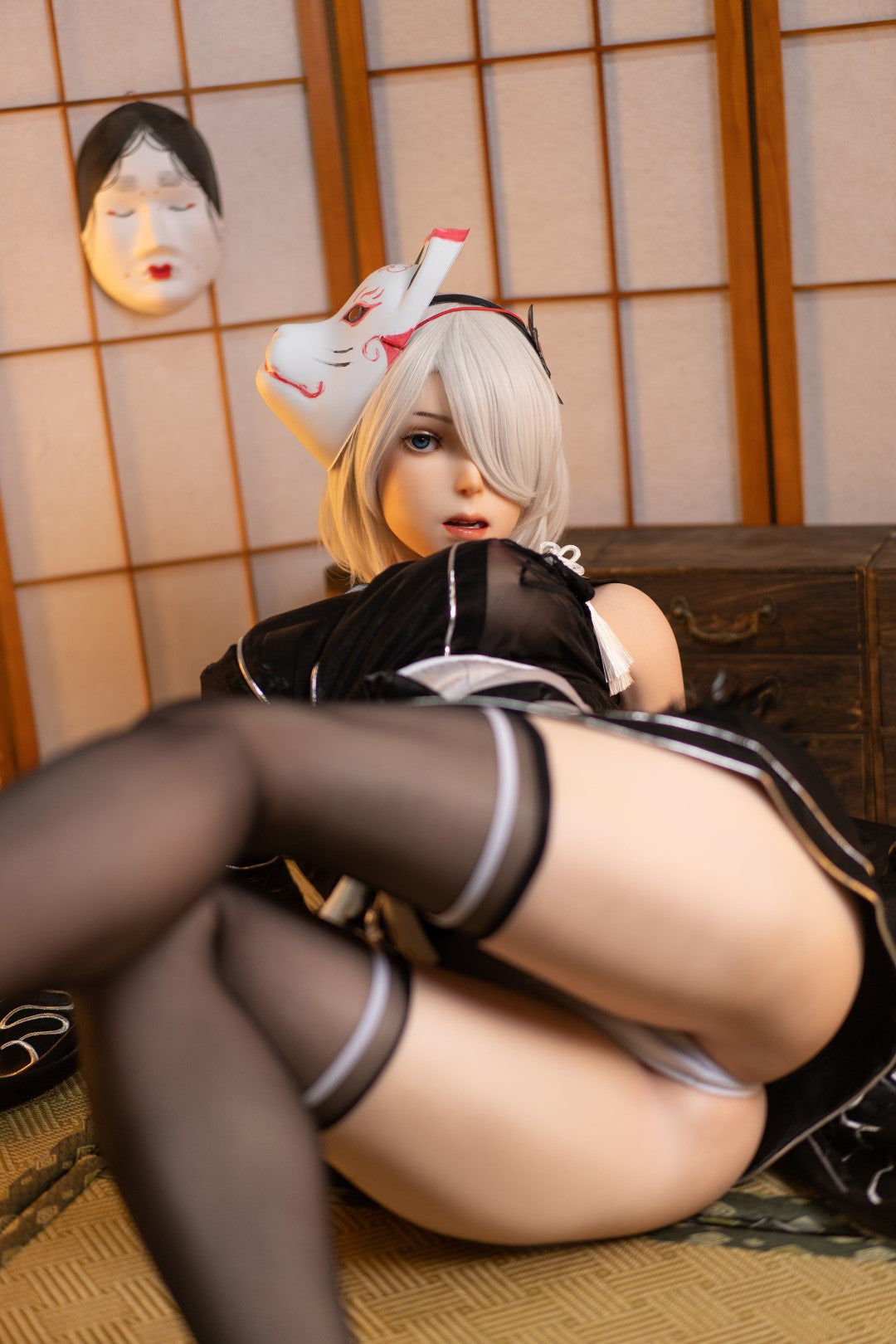 Seksa lelle Yorha 2B (Game Lady 171 cm E-Cup Nr. 24 silikona)