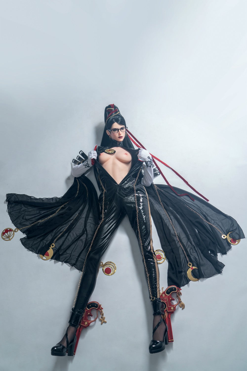 Seksa lelle Bayonetta (Game Lady 170 cm B-Cup Nr. 32-1 silikons)
