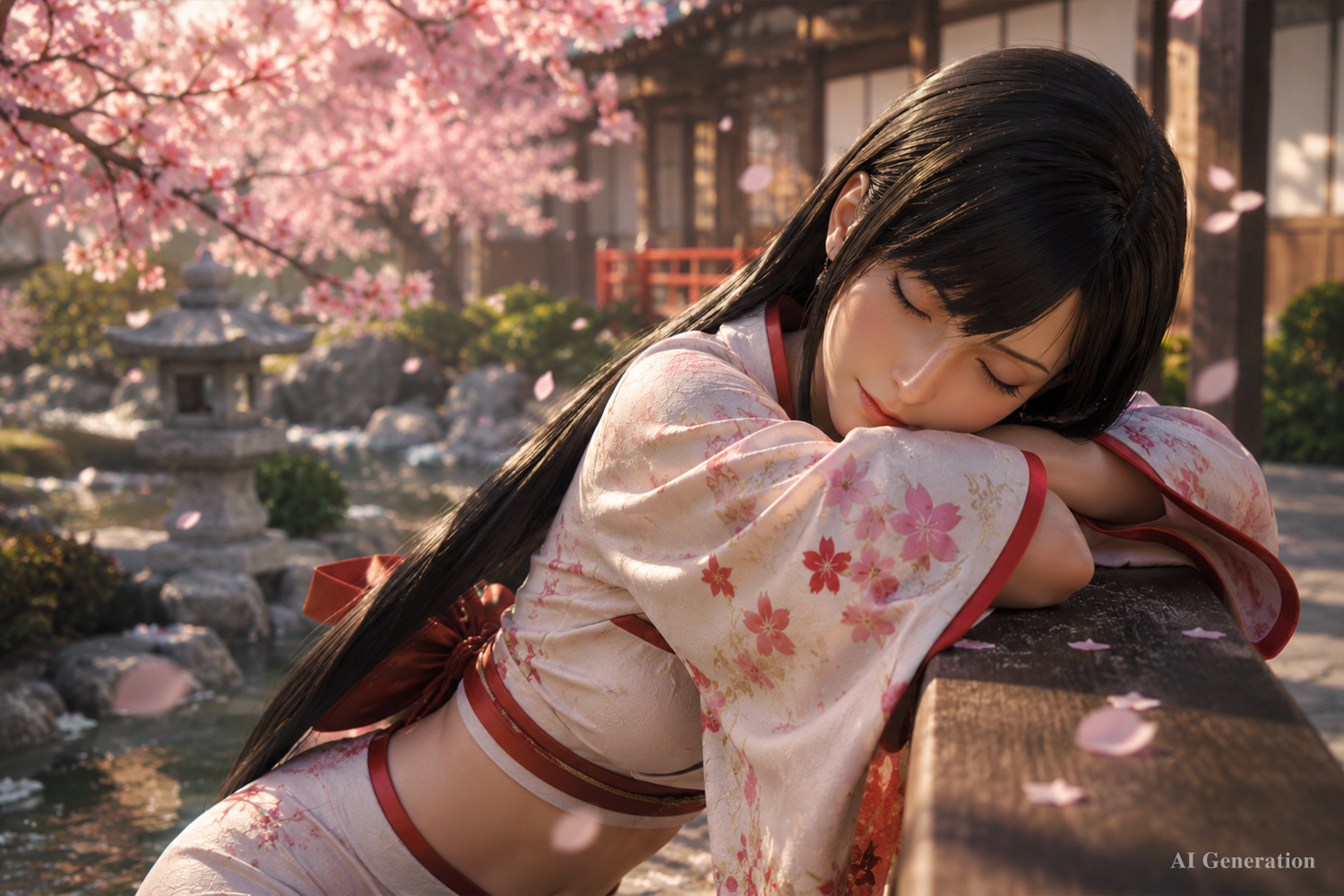 Tifa Sleeping Sex Doll (Game Lady 167cm D-Cup Nr.45 silikona)