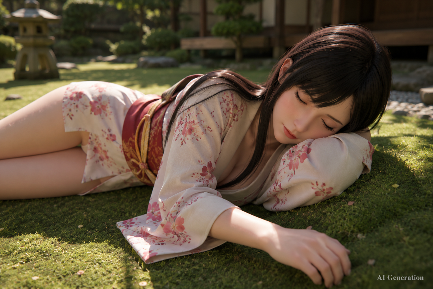 Tifa Sleeping Sex Doll (Game Lady 167cm D-Cup Nr.45 silikona)