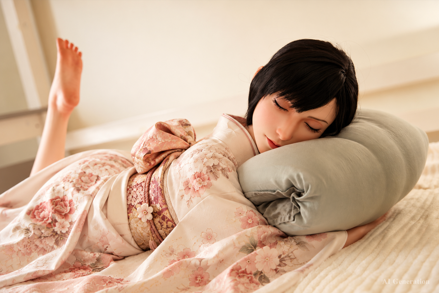 Tifa Sleeping Sex Doll (Game Lady 167cm D-Cup Nr.45 silikona)