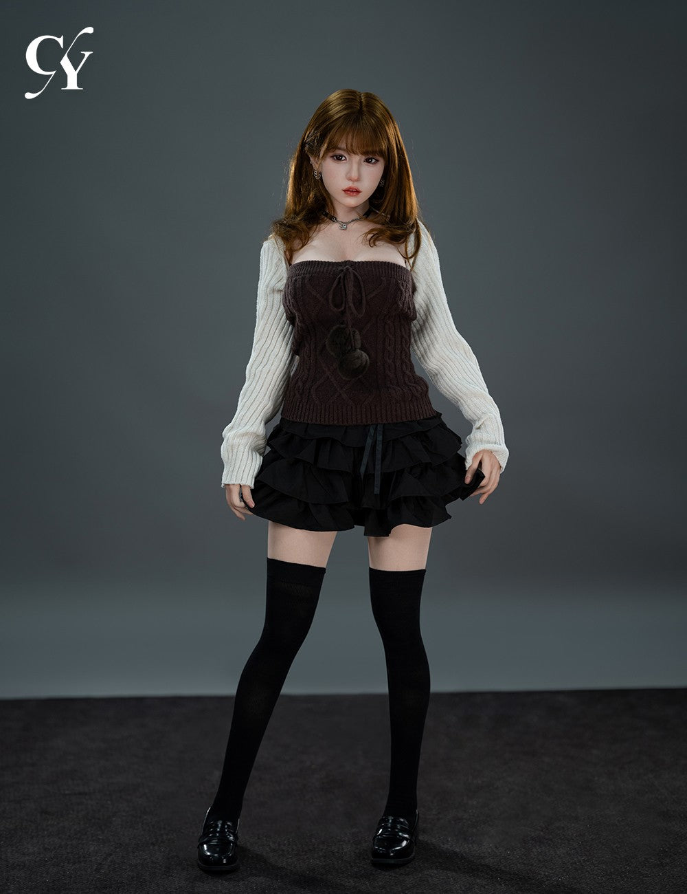 Seksa lelle Liang (TOP CYDOLL 157 cm D-kauss TPE + silikons)