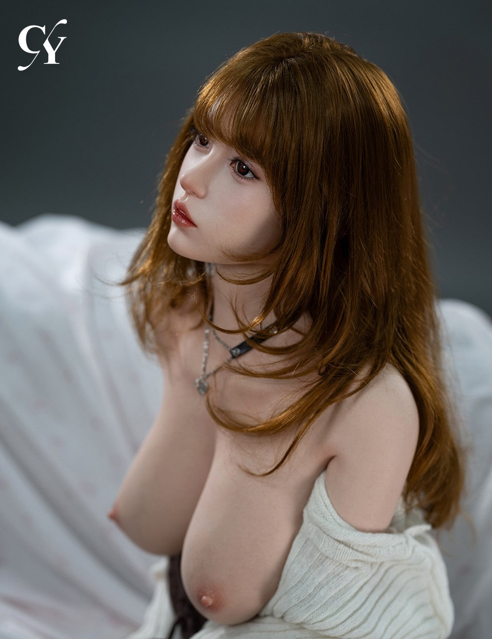 Seksa lelle Liang (TOP CYDOLL 157 cm D-kauss TPE + silikons)