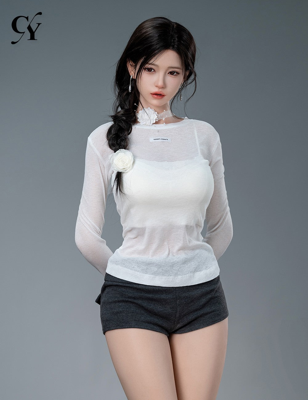 Seksa lelle Liang (TOP CYDOLL 168 cm F-kauss TPE+silikons)