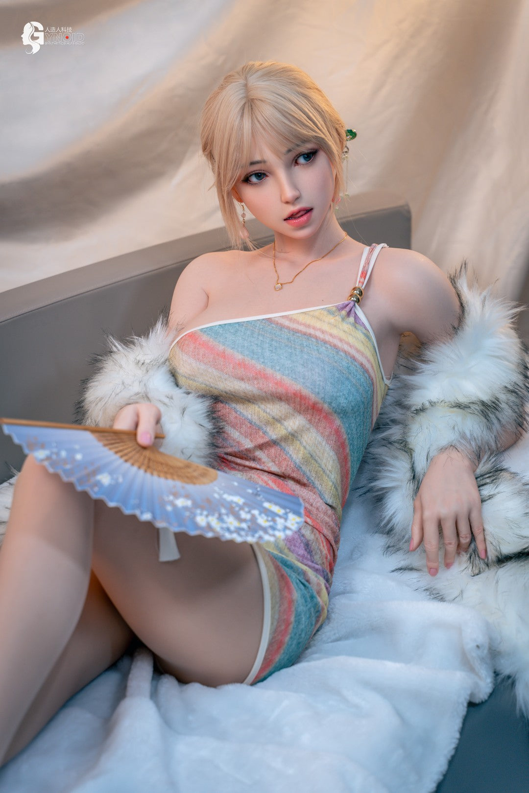 Elīna modele 24 seksa lelle (Gynoid Doll 156 cm D-Cup silikona)