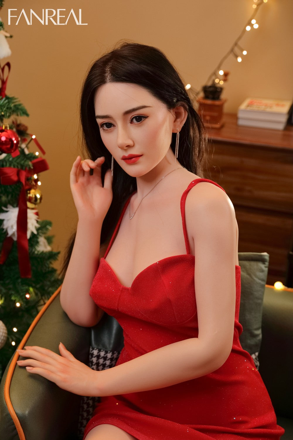 Linga seksa lelle (FanReal Doll 170 cm D veida kauss, silikons)
