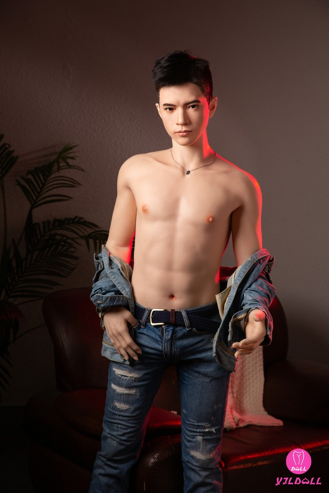 Edvards vīriešu dzimuma lelle (YJL Doll 177 cm MD018 silikons)