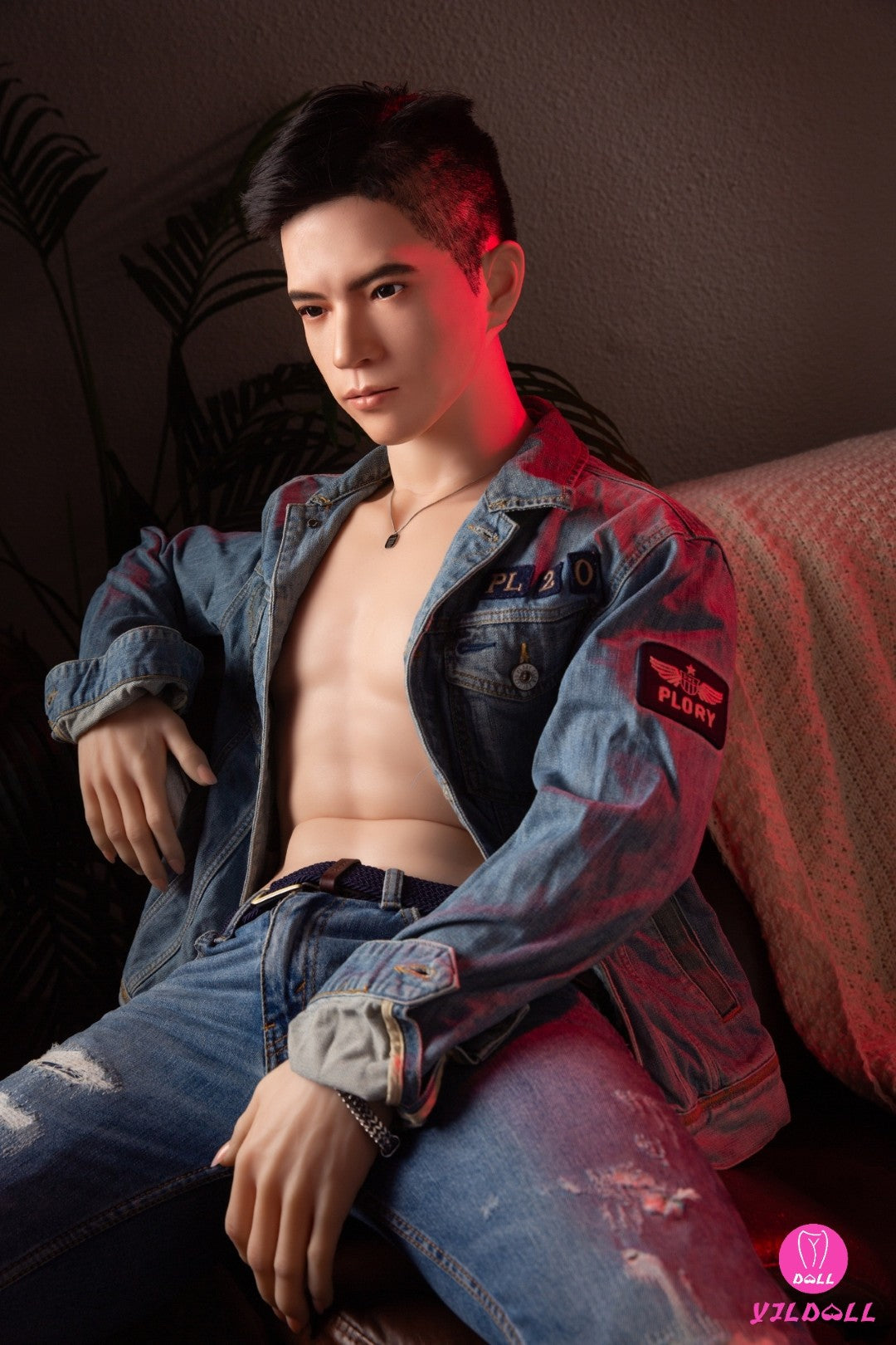 Edvards vīriešu dzimuma lelle (YJL Doll 177 cm MD018 silikons)