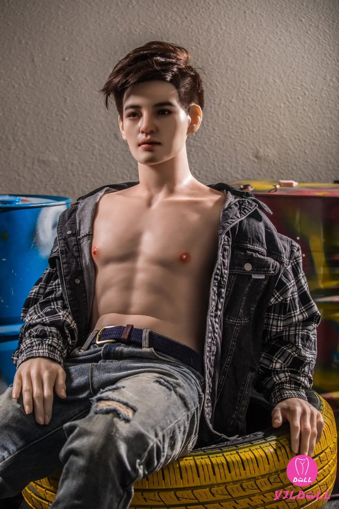 Džozefa vīriešu dzimuma lelle (YJL Doll 177 cm MD011 silikons)