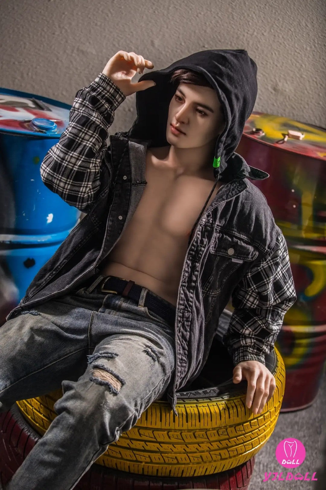 Džozefa vīriešu dzimuma lelle (YJL Doll 177 cm MD011 silikons)