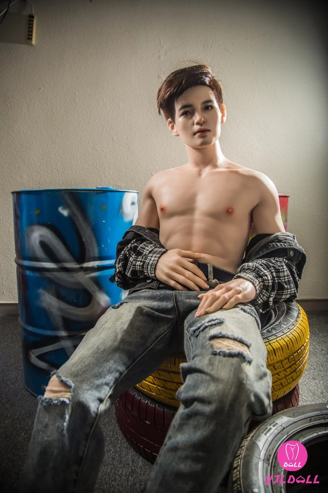 Džozefa vīriešu dzimuma lelle (YJL Doll 177 cm MD011 silikons)