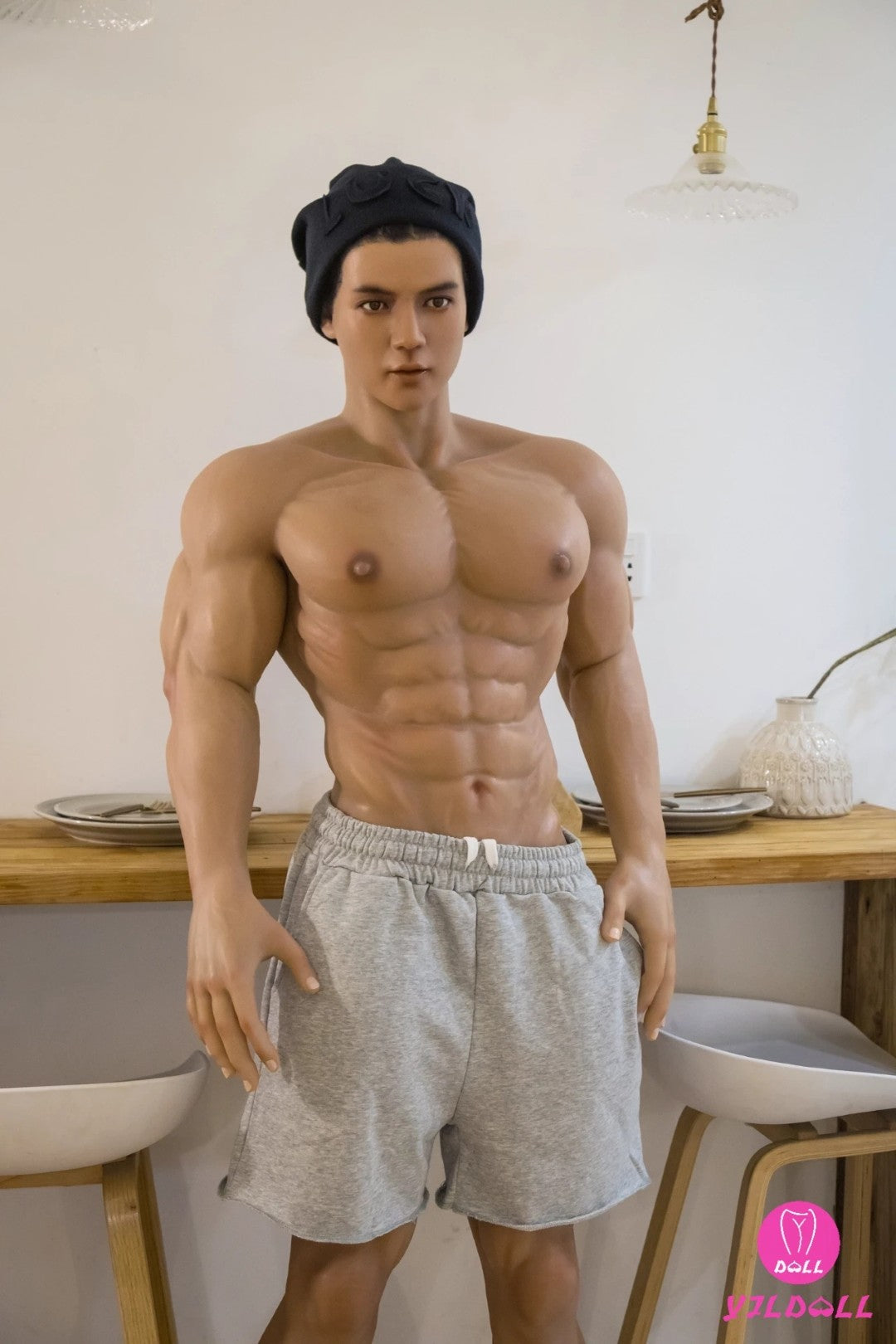 Ričards vīriešu dzimuma lelle (YJL Doll 180 cm MD012 silikons)