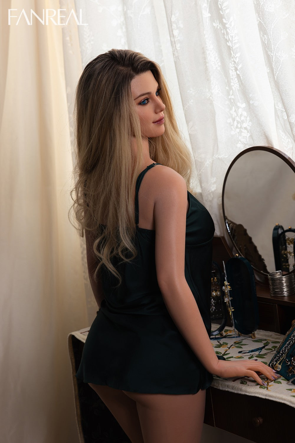 Marija seksa lelle (FanReal Doll 155 cm F-kauss silikons)