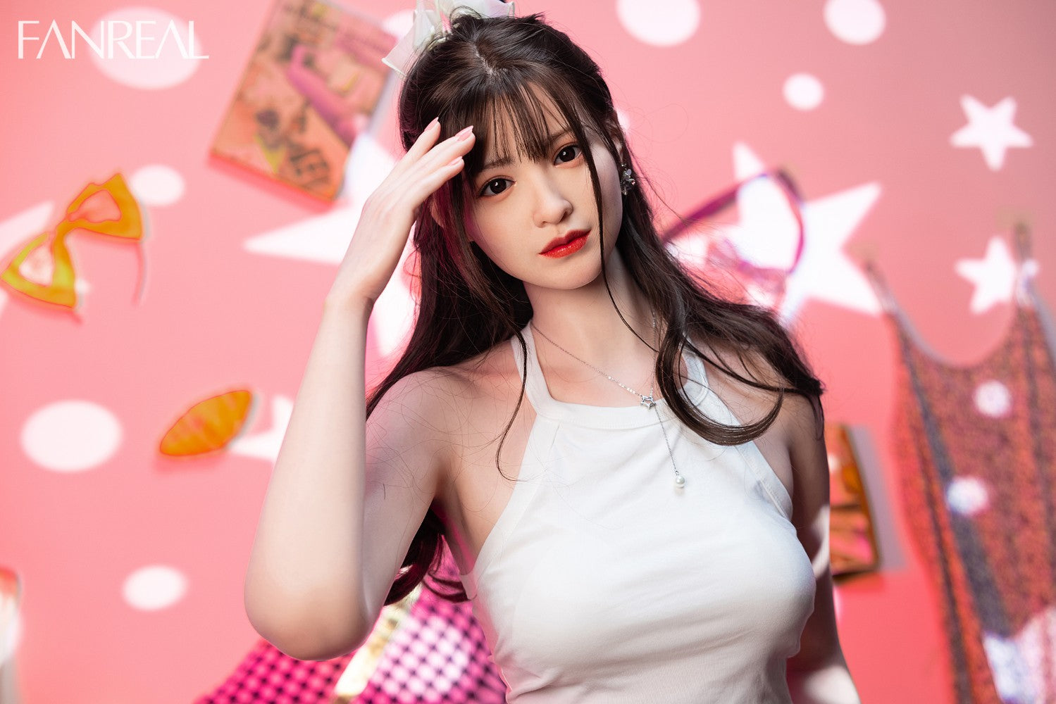 Džosija seksa lelle (FanReal Doll 163 cm C-kausa silikons)
