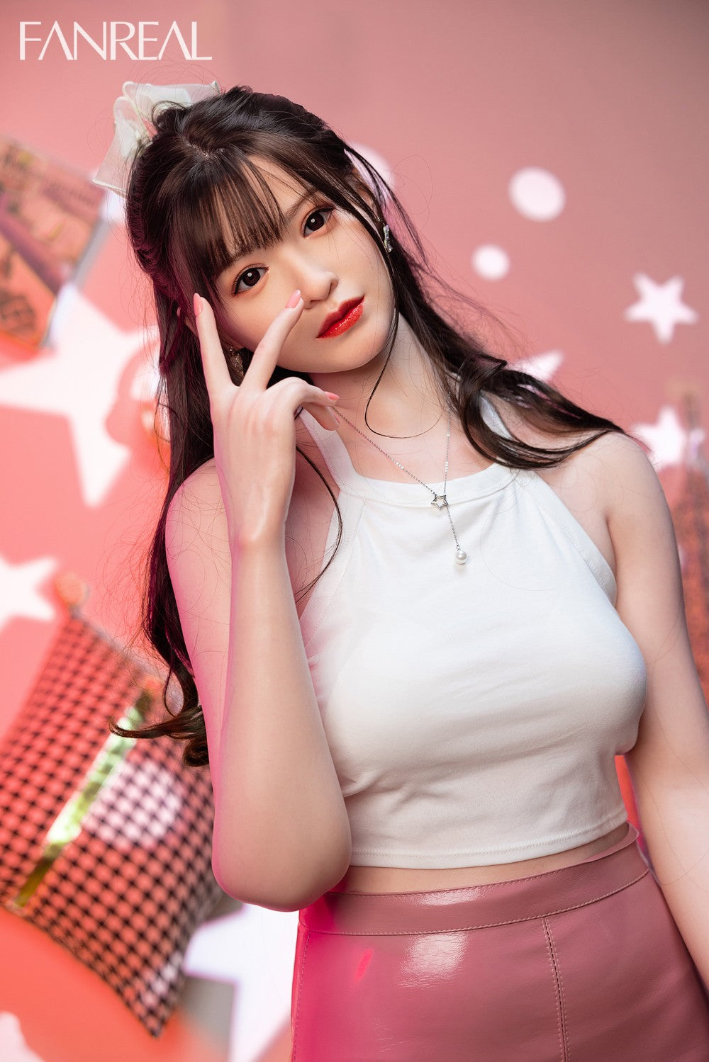 Džosija seksa lelle (FanReal Doll 163 cm C-kausa silikons)