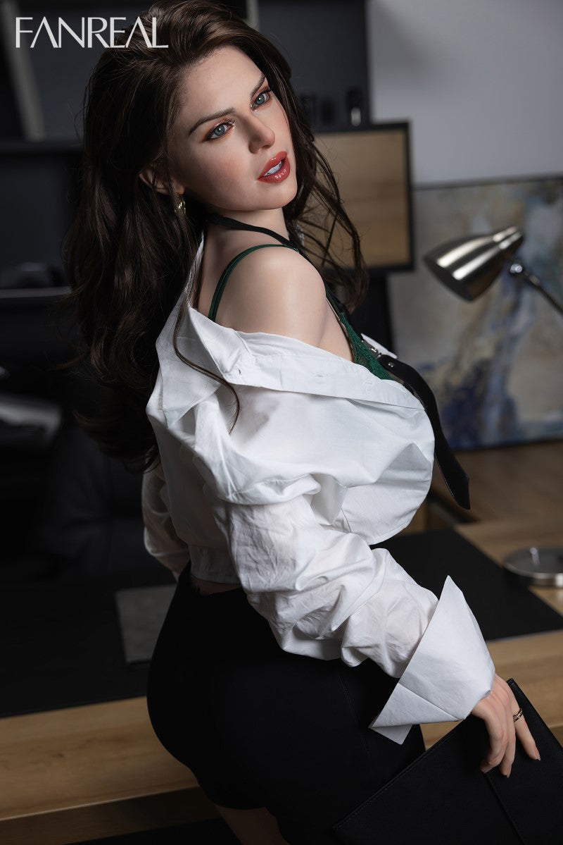 Džīnas seksa lelle (FanReal Doll 170 cm D veida kauss, silikons)