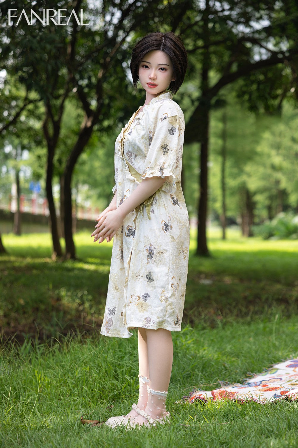 Mollijas seksa lelle (FanReal Doll 153 cm B-kauss silikons)