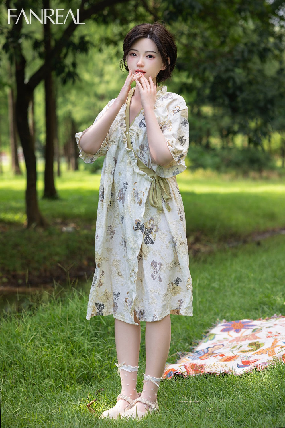 Mollijas seksa lelle (FanReal Doll 153 cm B-kauss silikons)