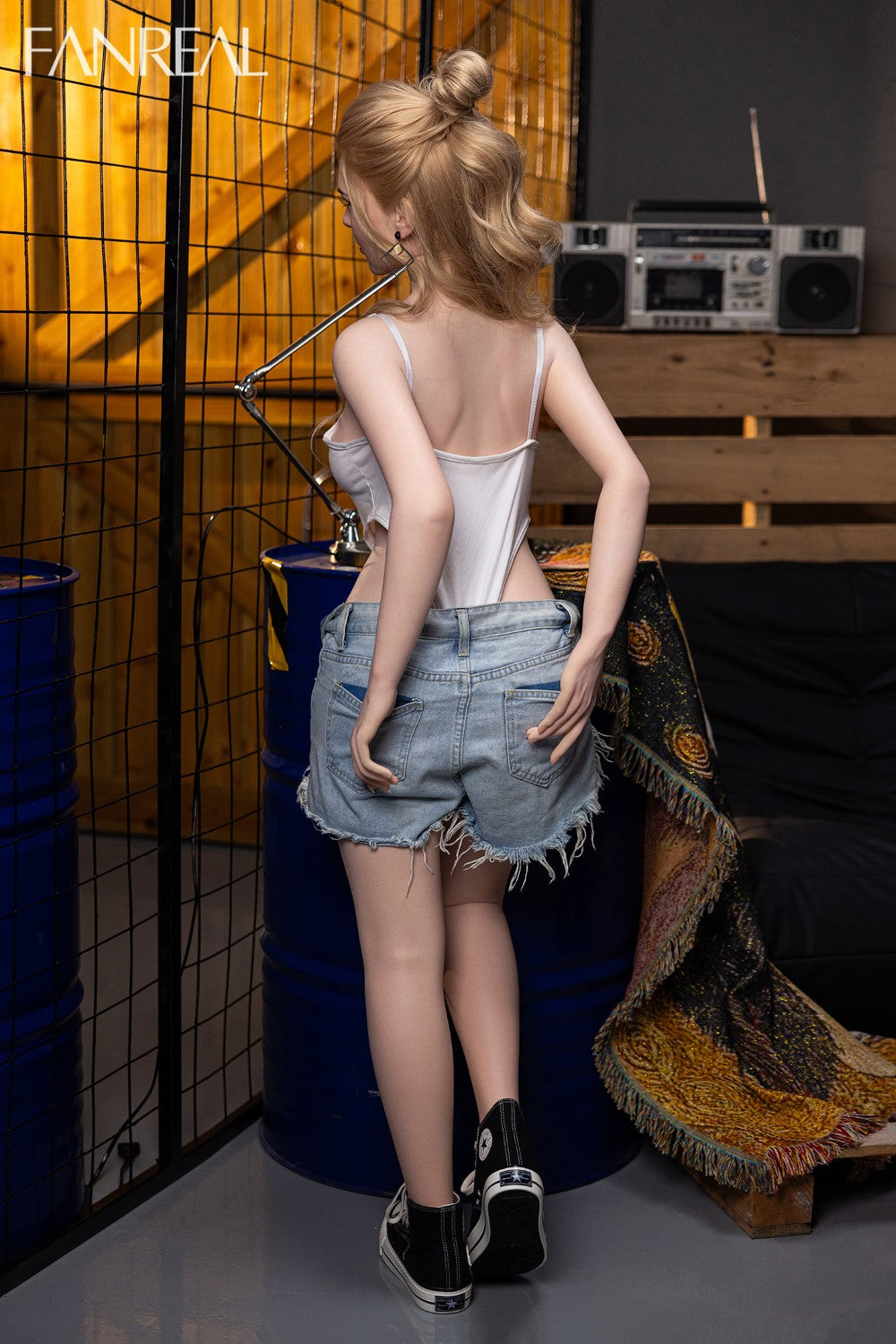 Džīnas seksa lelle (FanReal Doll 155cm F kauss RST silikons)