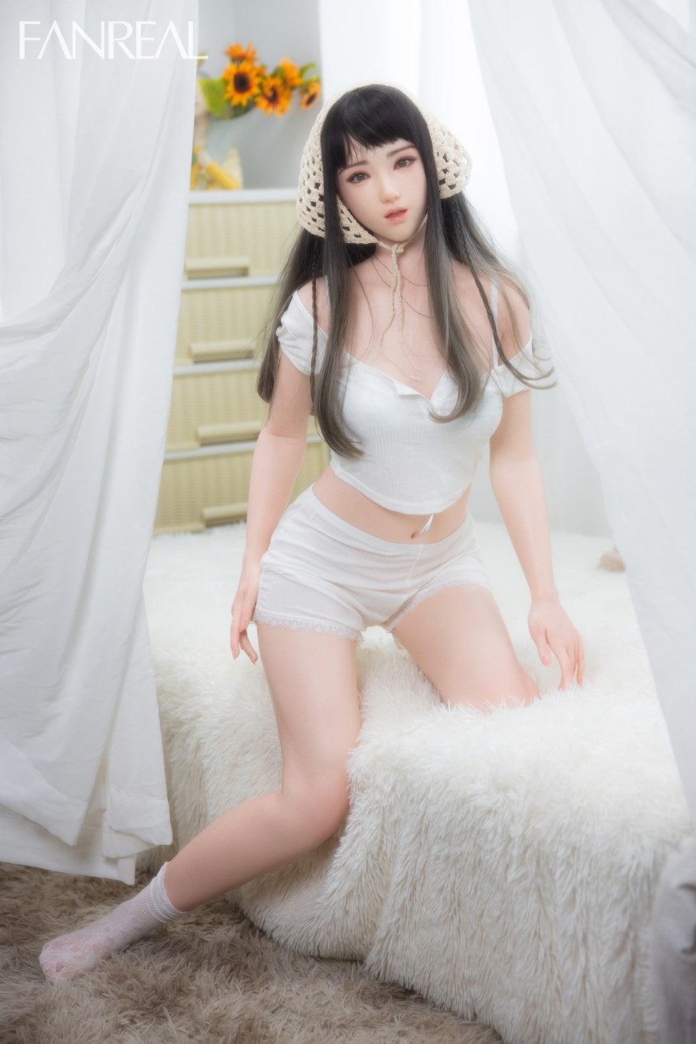 Dzja seksa lelle (FanReal Doll 158cm B kauss silikona)
