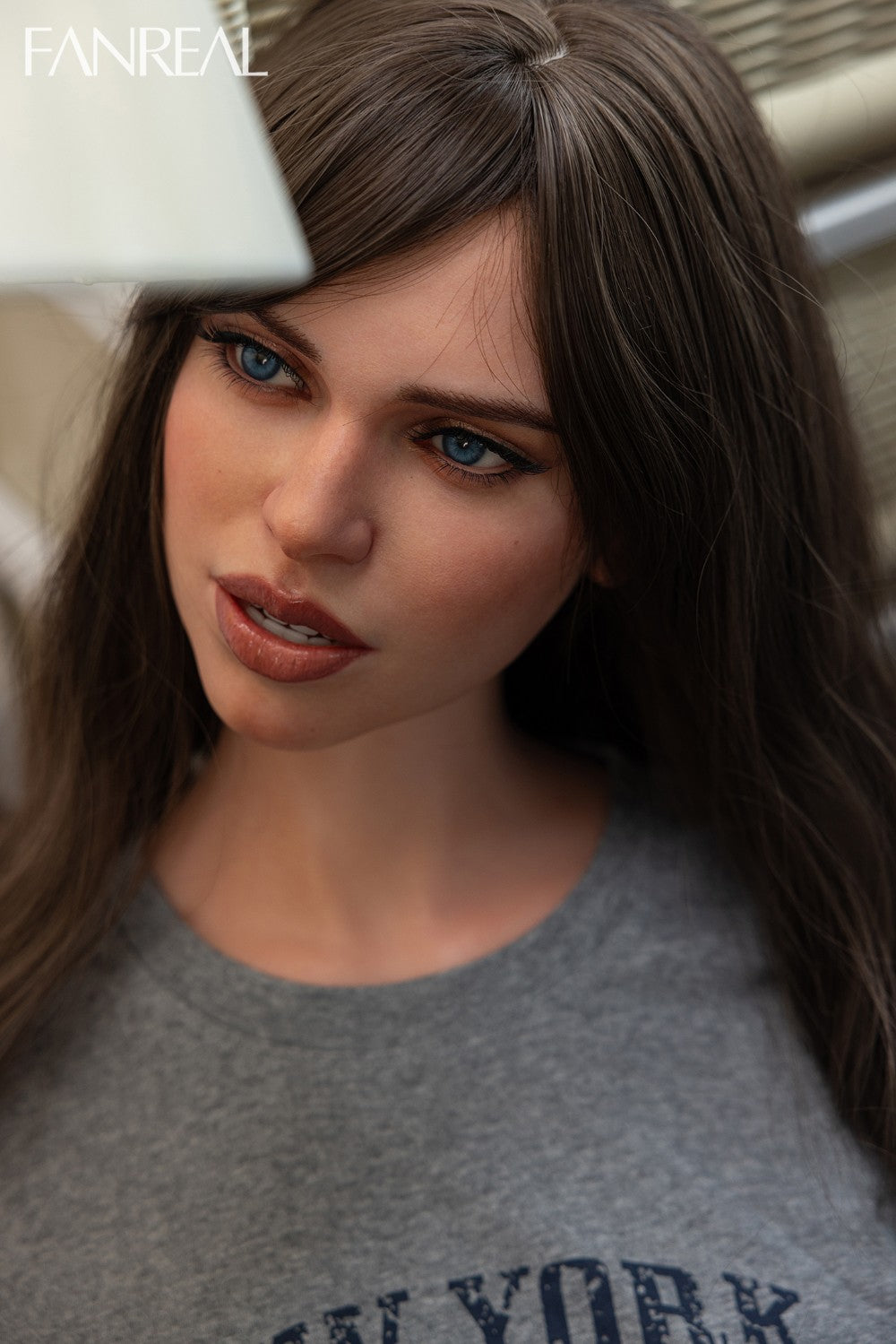 Džīnas torso seksa lelle (FanReal Doll 95 cm G-kausa silikons)