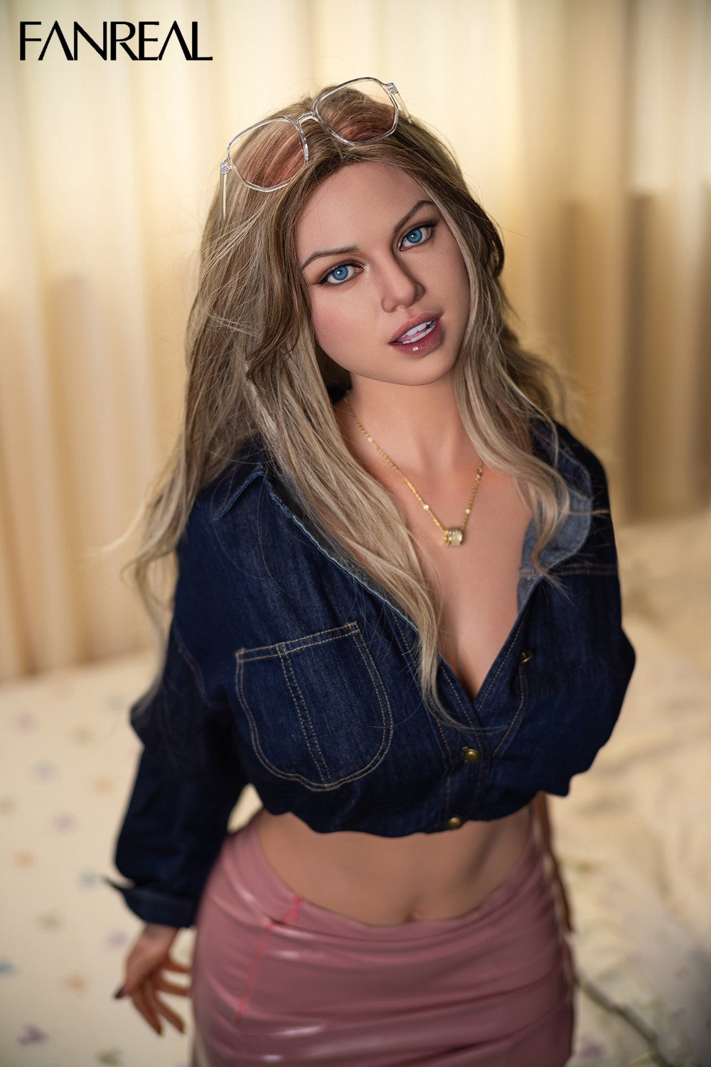 Marija seksa lelle (FanReal Doll 170 cm D veida kauss, silikons)