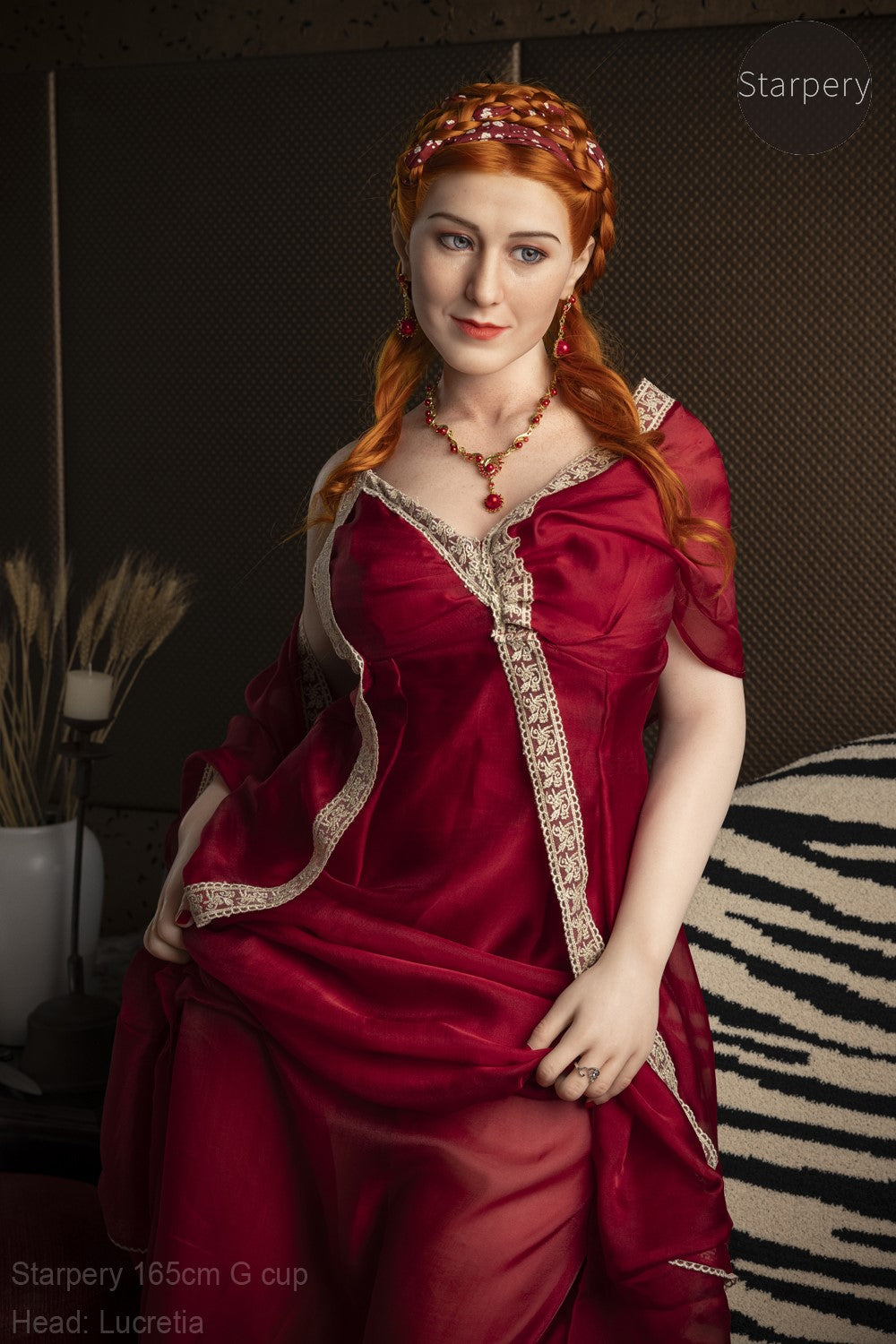 Seksa lelle Lukrēcija (Starpery 165 cm G-kauss TPE + silikons)