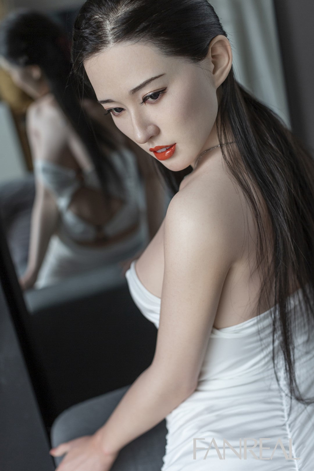 Fei seksa lelle (FanReal Doll 173 cm D veida kauss, silikons)