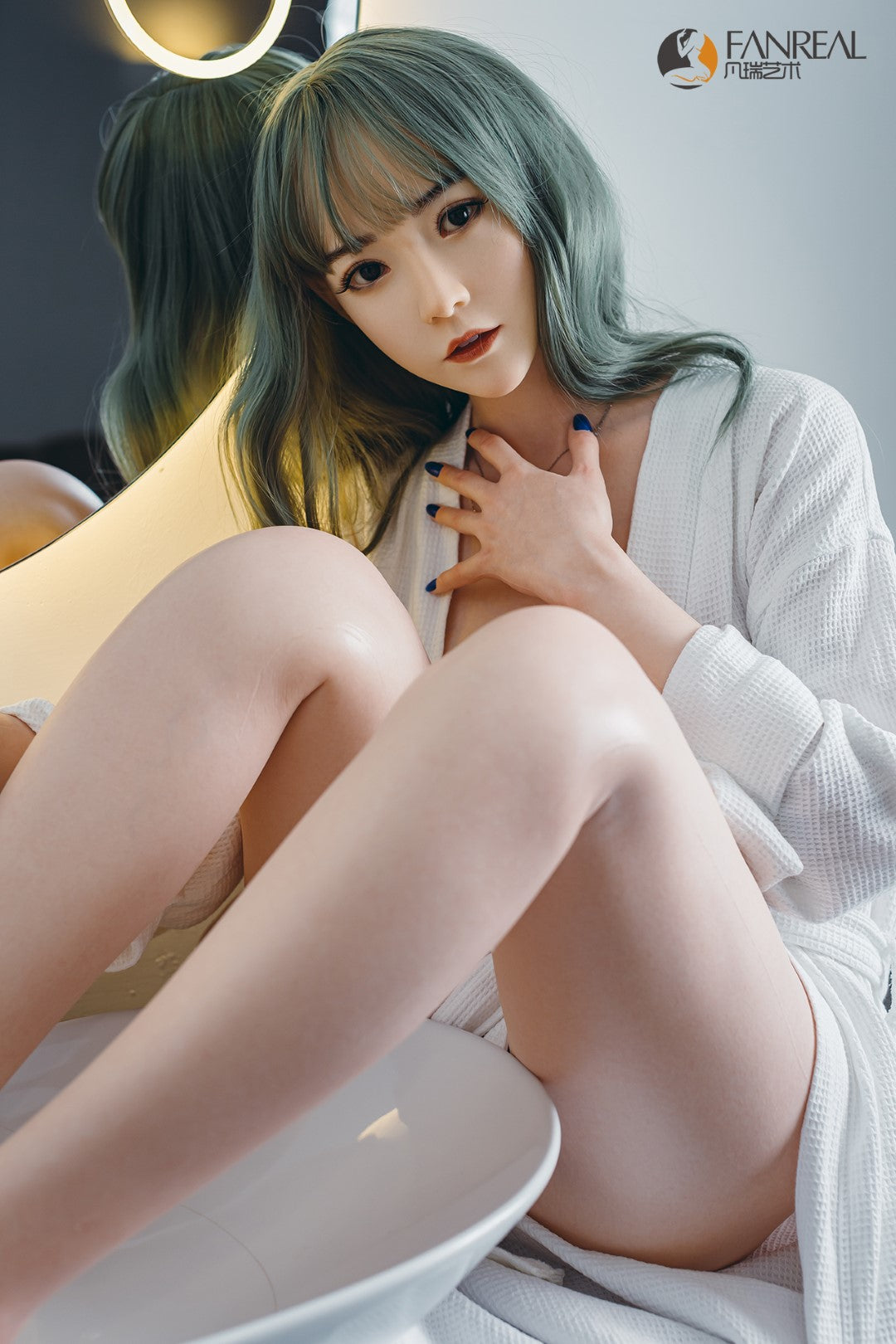 Cjaņa seksa lelle (FanReal Doll 158cm B kauss silikona)