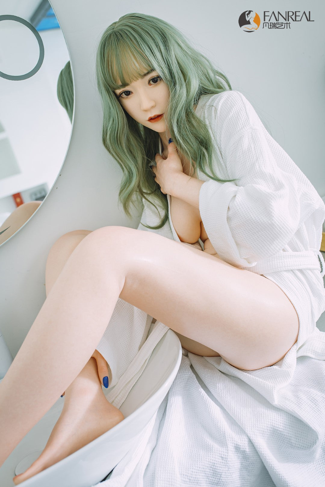 Cjaņa seksa lelle (FanReal Doll 158cm B kauss silikona)