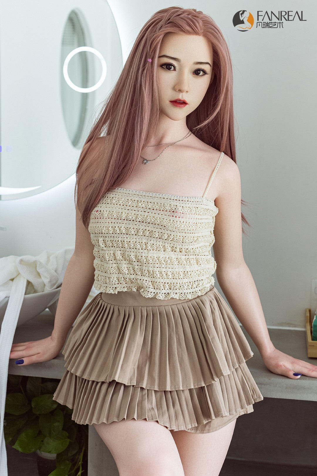 Cjaņa seksa lelle (FanReal Doll 158cm B kauss silikona)
