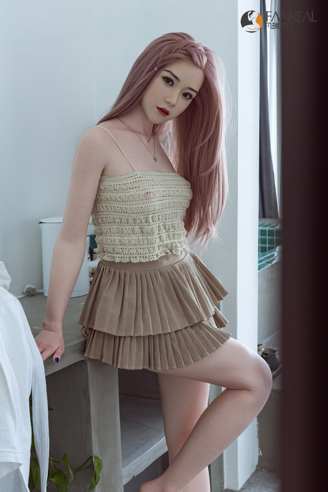 Cjaņa seksa lelle (FanReal Doll 158cm B kauss silikona)