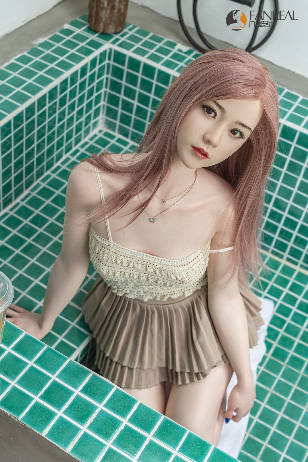 Cjaņa seksa lelle (FanReal Doll 158cm B kauss silikona)