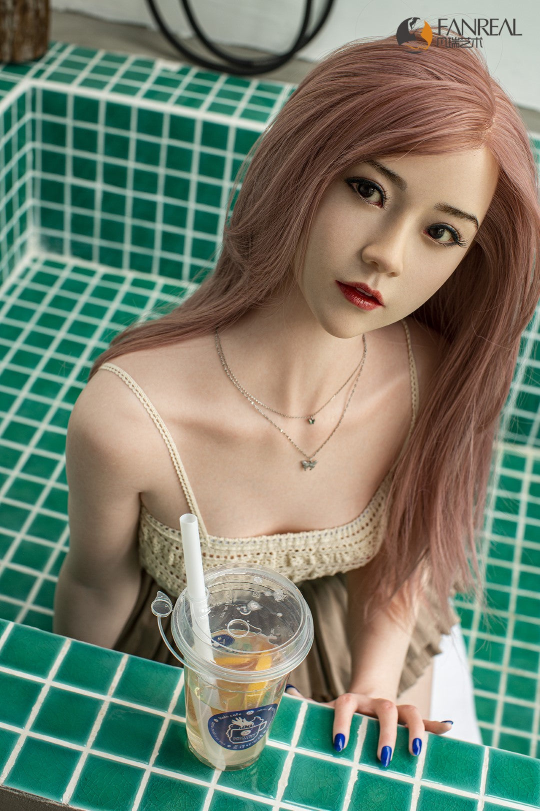 Cjaņa seksa lelle (FanReal Doll 158cm B kauss silikona)