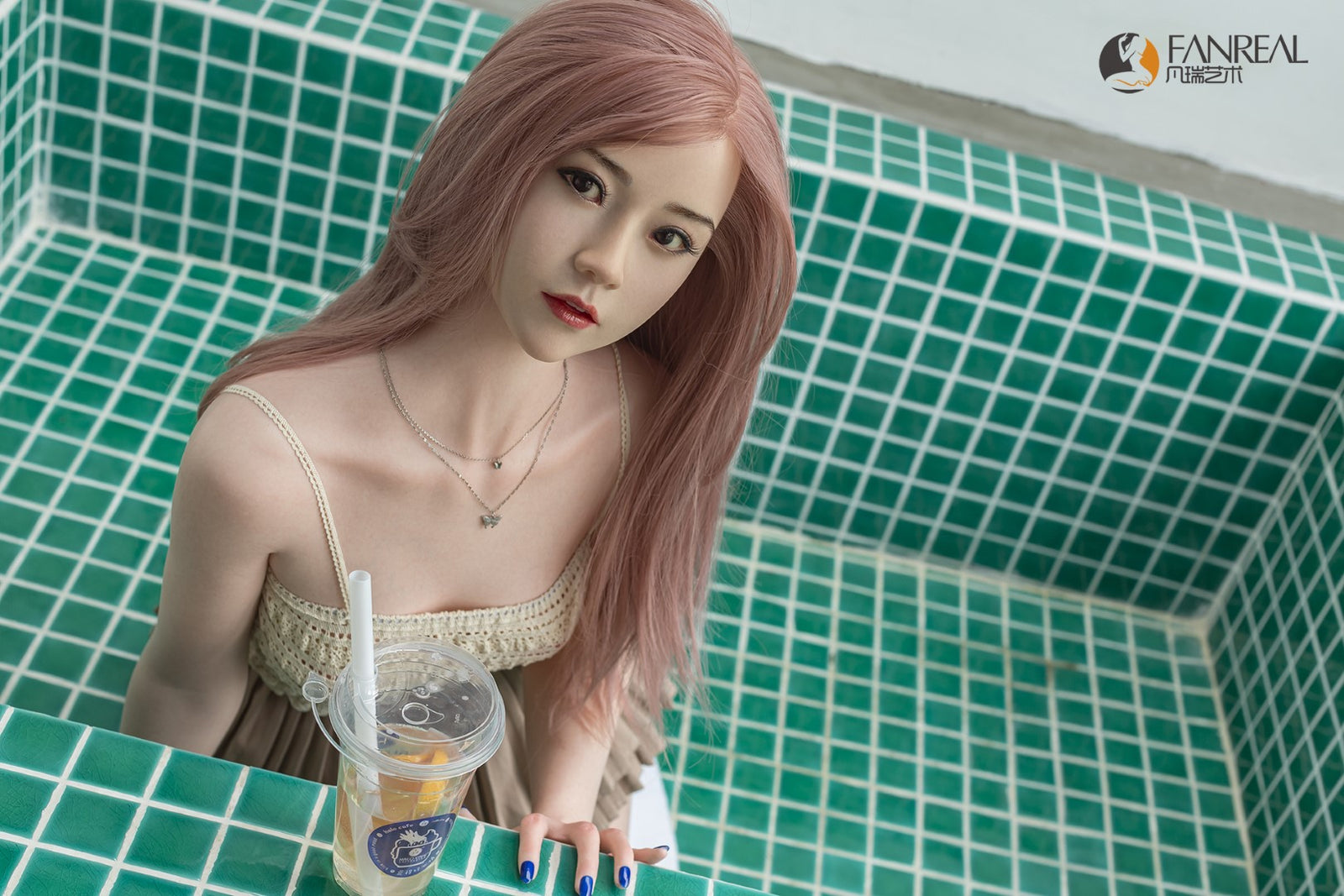 Cjaņa seksa lelle (FanReal Doll 158cm B kauss silikona)