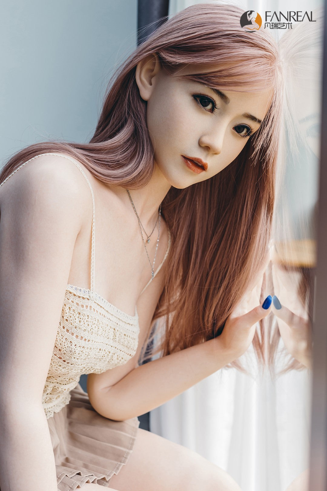 Cjaņa seksa lelle (FanReal Doll 158cm B kauss silikona)