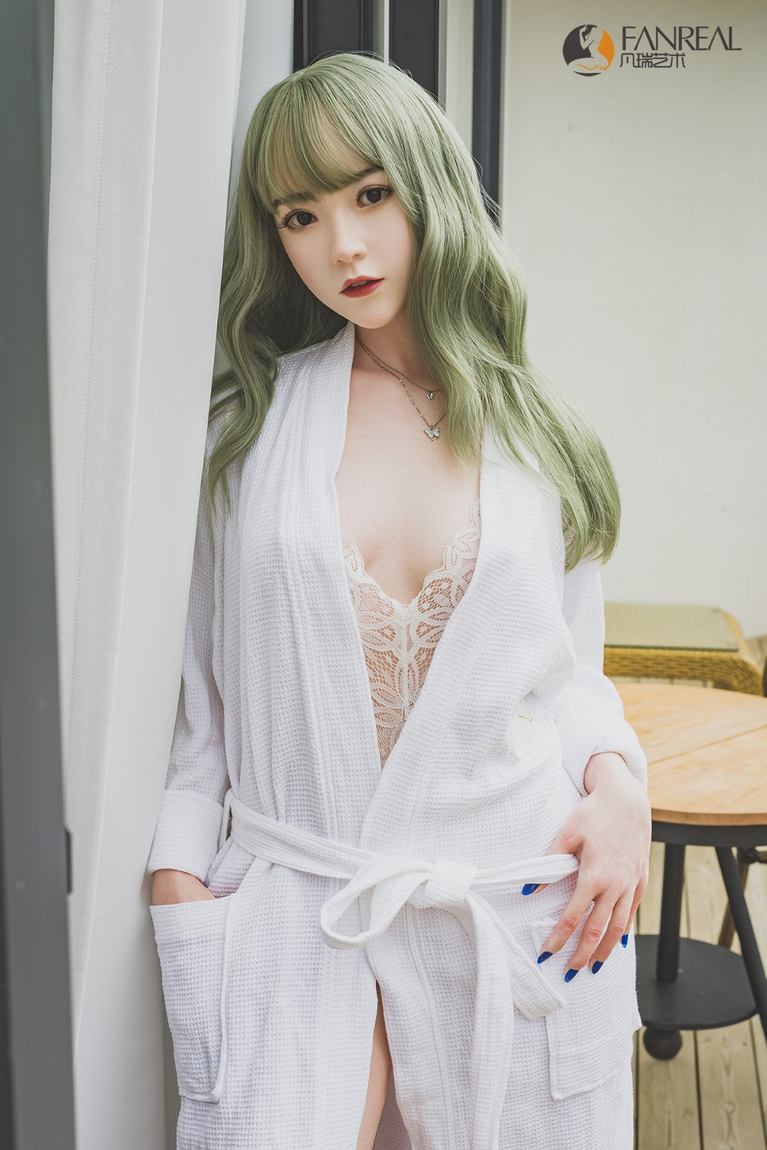 Cjaņa seksa lelle (FanReal Doll 158cm B kauss silikona)