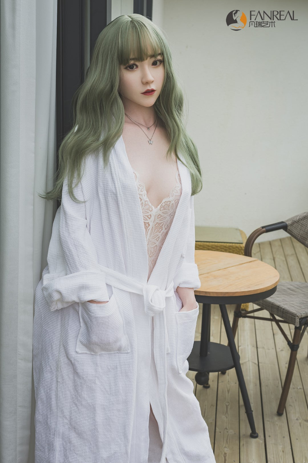 Cjaņa seksa lelle (FanReal Doll 158cm B kauss silikona)