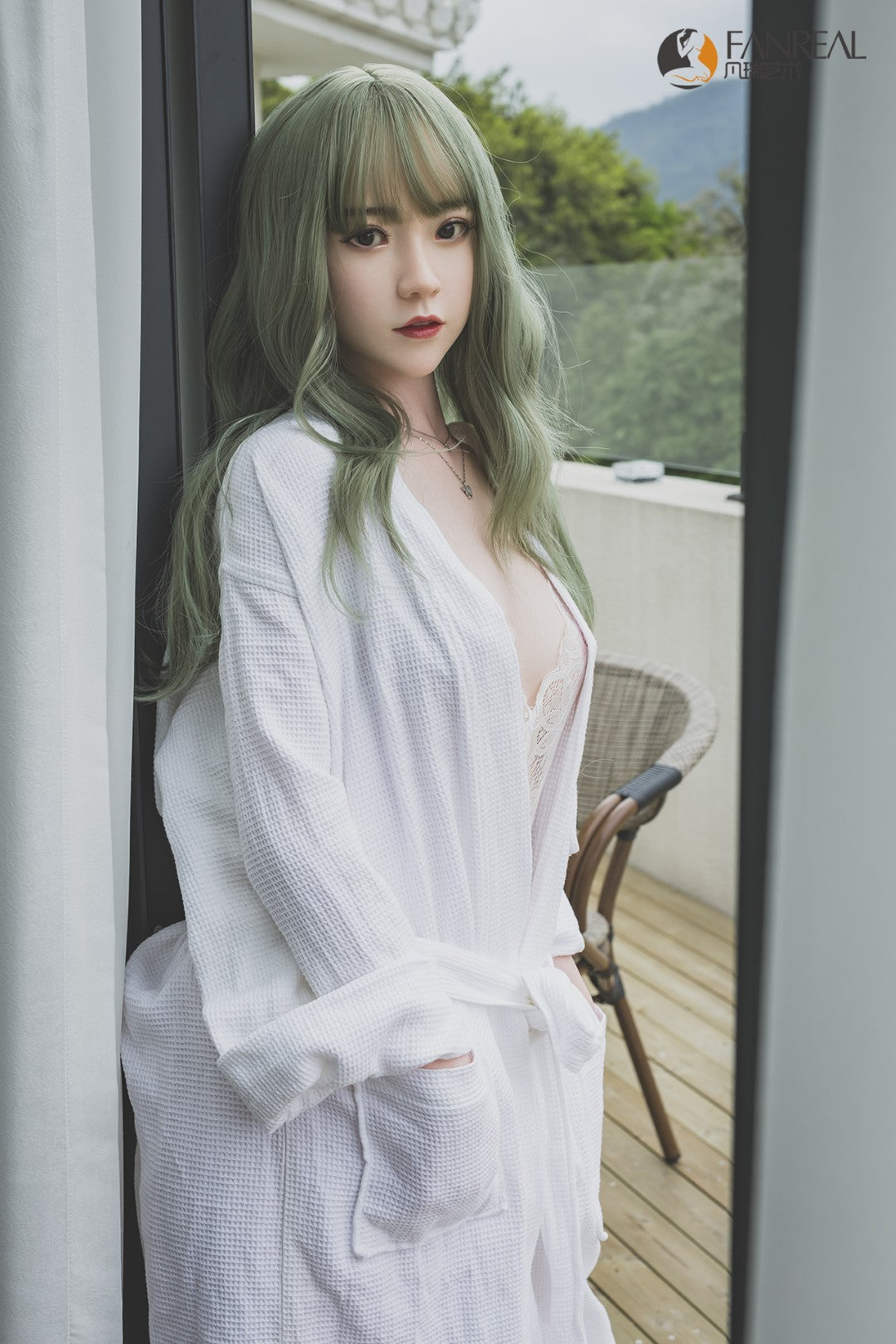 Cjaņa seksa lelle (FanReal Doll 158cm B kauss silikona)