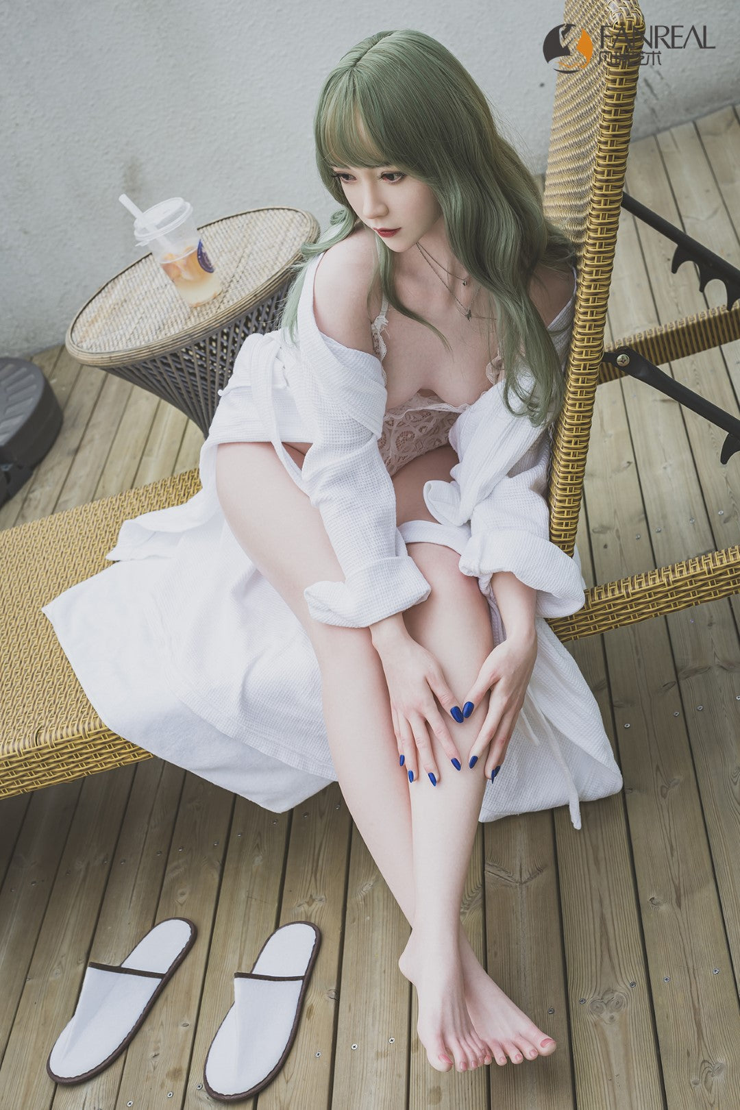 Cjaņa seksa lelle (FanReal Doll 158cm B kauss silikona)
