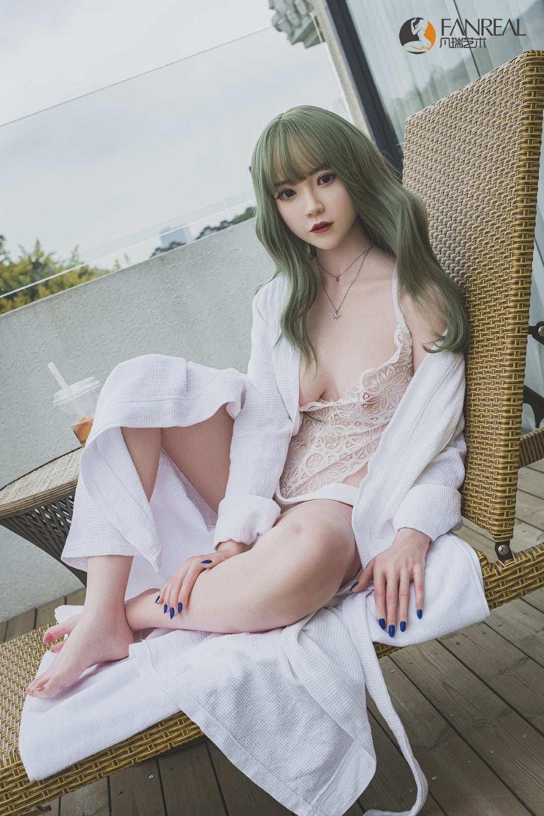 Cjaņa seksa lelle (FanReal Doll 158cm B kauss silikona)