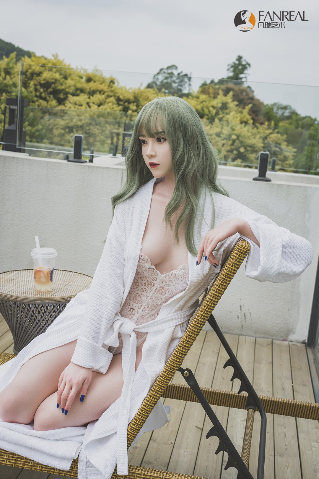Cjaņa seksa lelle (FanReal Doll 158cm B kauss silikona)