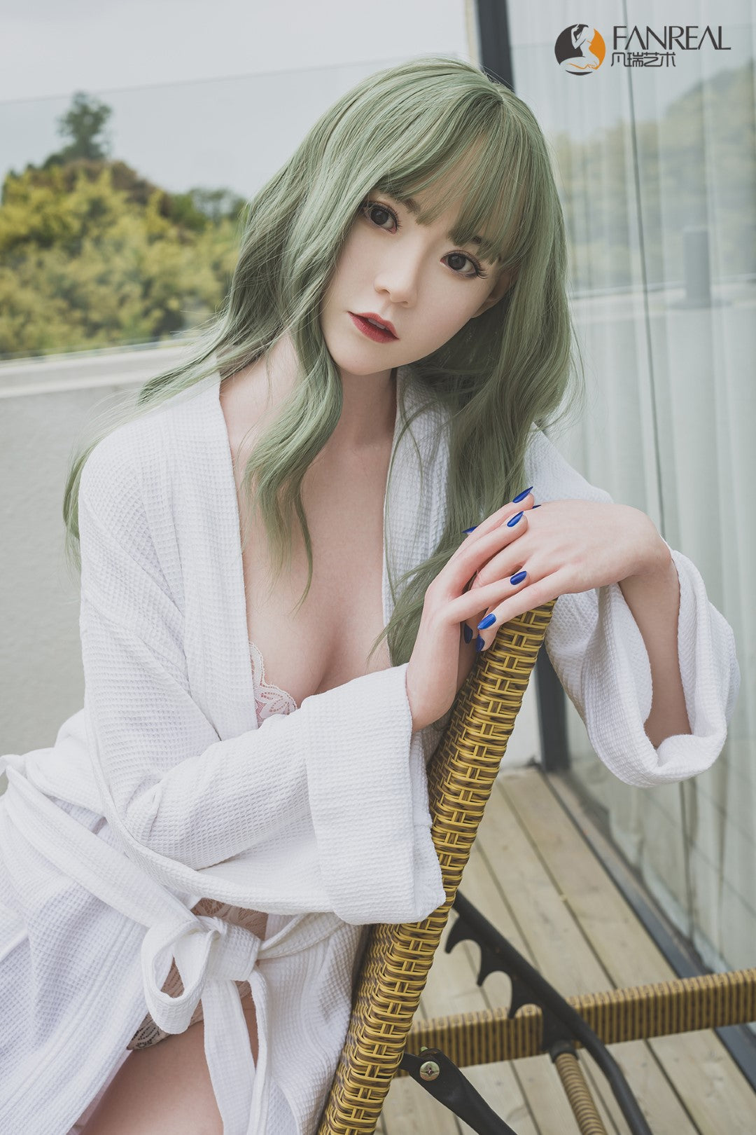 Cjaņa seksa lelle (FanReal Doll 158cm B kauss silikona)