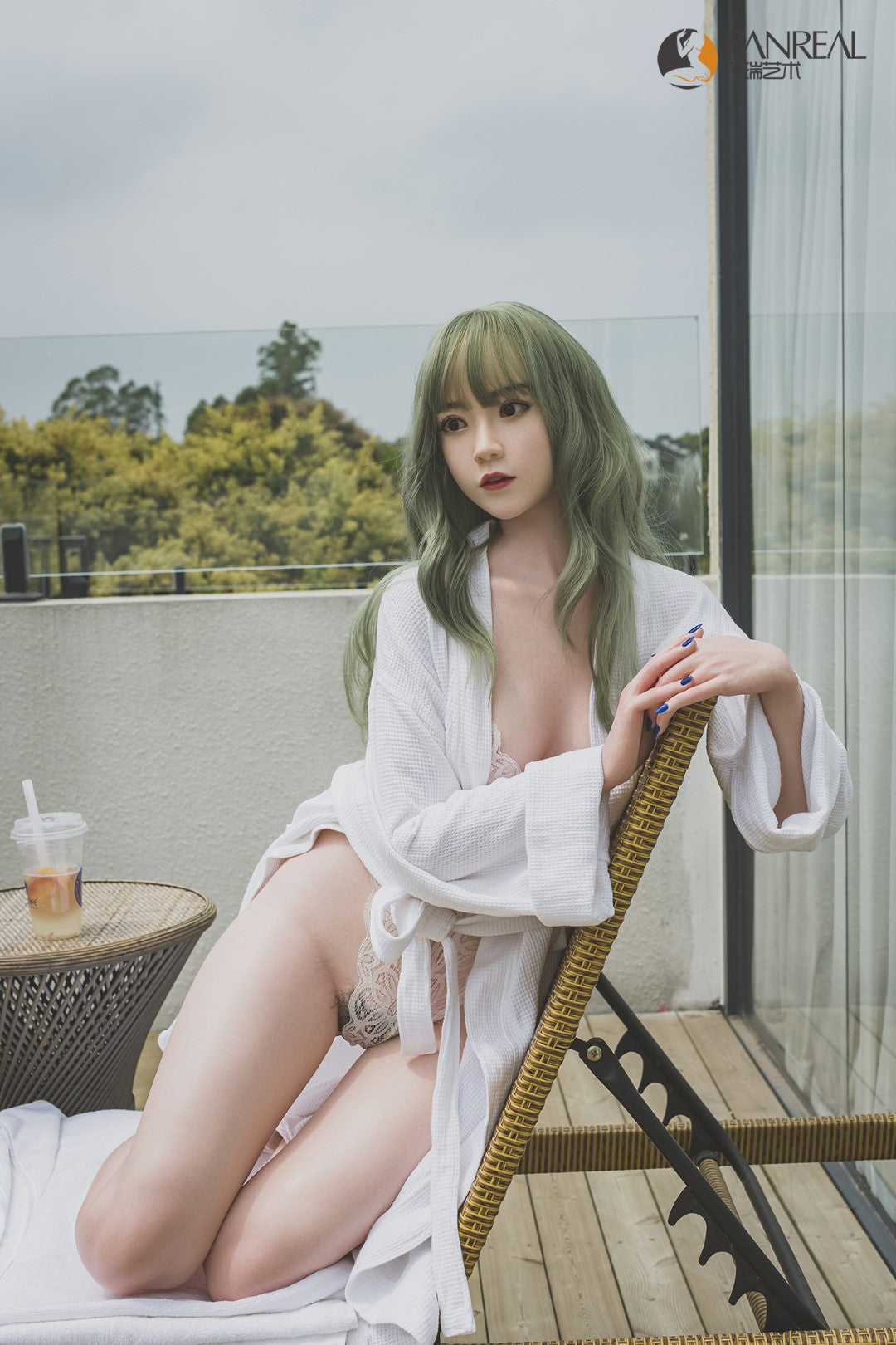 Cjaņa seksa lelle (FanReal Doll 158cm B kauss silikona)