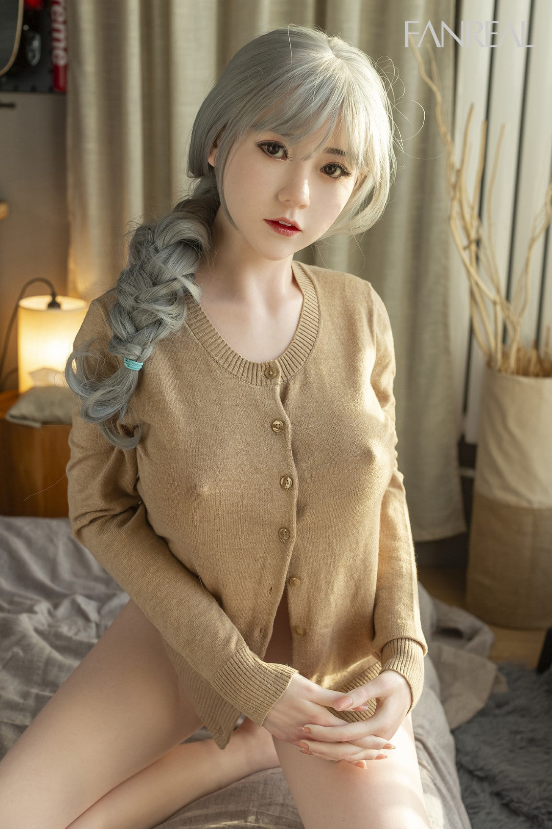 Cjaņa seksa lelle (FanReal Doll 157 cm D veida kauss, silikons)
